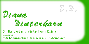 diana winterkorn business card